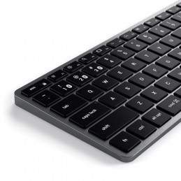 Satechi X1 näppäimistö Bluetooth QWERTY Norjalainen Musta, Harmaa