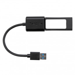 Targus ACC110401GLX USB-kaapeli 0,1 m USB A USB C Musta