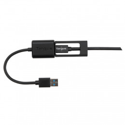 Targus ACC110401GLX USB-kaapeli 0,1 m USB A USB C Musta