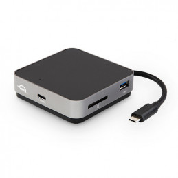 OWC USB-C Travel Dock Langallinen USB 3.2 Gen 1 (3.1 Gen 1) Type-C Harmaa