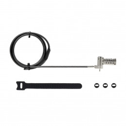 StarTech.com UNIVC4D-LAPTOP-LOCK kaapelilukko Musta, Hopea 2 m