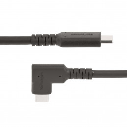 StarTech.com RUSB31CC50CMBR USB-kaapeli 0,5 m USB 3.2 Gen 2 (3.1 Gen 2) USB C Musta