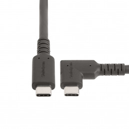 StarTech.com RUSB31CC50CMBR USB-kaapeli 0,5 m USB 3.2 Gen 2 (3.1 Gen 2) USB C Musta