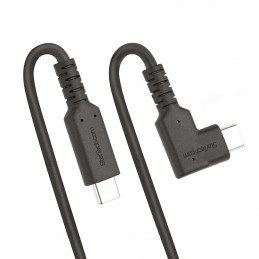 StarTech.com RUSB31CC50CMBR USB-kaapeli 0,5 m USB 3.2 Gen 2 (3.1 Gen 2) USB C Musta
