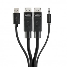 Belkin F1D9020B06T KVM-kaapeli Musta 1,8 m