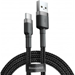 Baseus Cafule USB-kaapeli 0,5 m USB 2.0 USB A USB C Musta