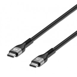 Manhattan 356367 USB-kaapeli 2 m USB 2.0 USB C Musta