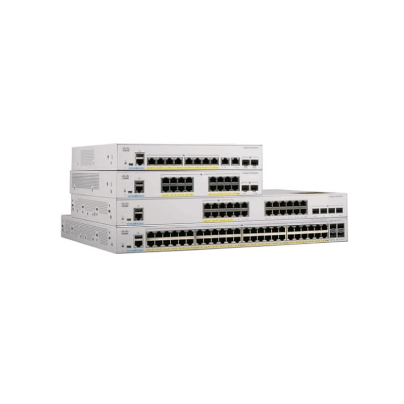 Cisco C1000FE-48P-4G-L verkkokytkin Hallittu L2 Fast Ethernet (10 100) Power over Ethernet -tuki Harmaa