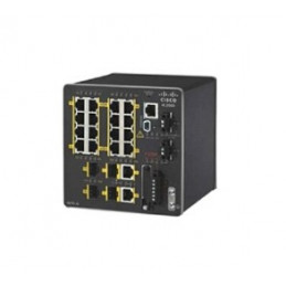 Cisco IE-2000-16TC-G-N verkkokytkin Hallittu L2 Fast Ethernet (10 100) Musta