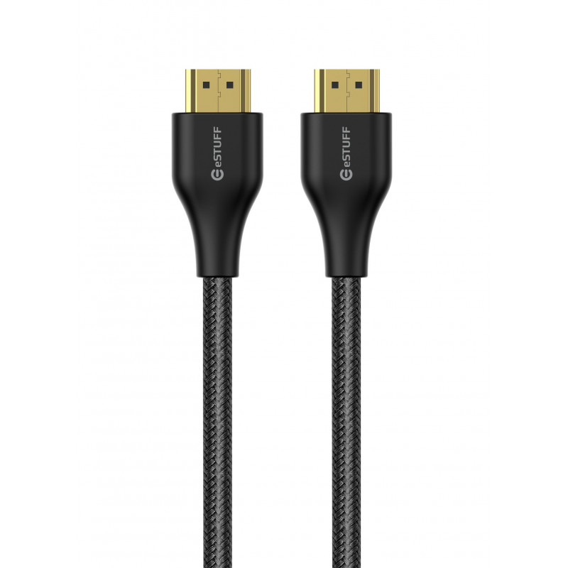 eSTUFF ES606014 HDMI-kaapeli 2 m HDMI-tyyppi A (vakio) Musta