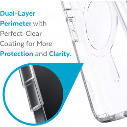 Speck Presidio Perfect-Clear matkapuhelimen suojakotelo 13,7 cm (5.4") Suojus Läpinäkyvä
