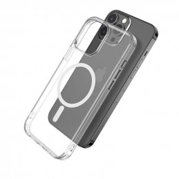 eSTUFF Magnetic Hybrid Clear Case for iPhone 13 Pro Max matkapuhelimen suojakotelo 17 cm (6.7") Suojus Läpinäkyvä