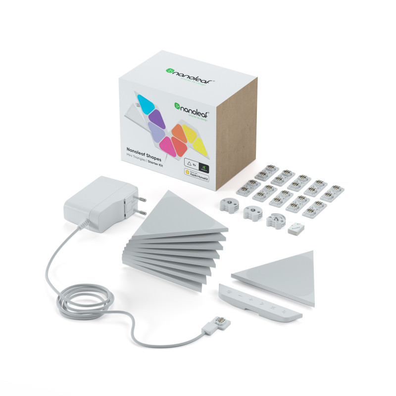 Nanoleaf Shapes Mini Triangles Starter Kit Kolmio AC