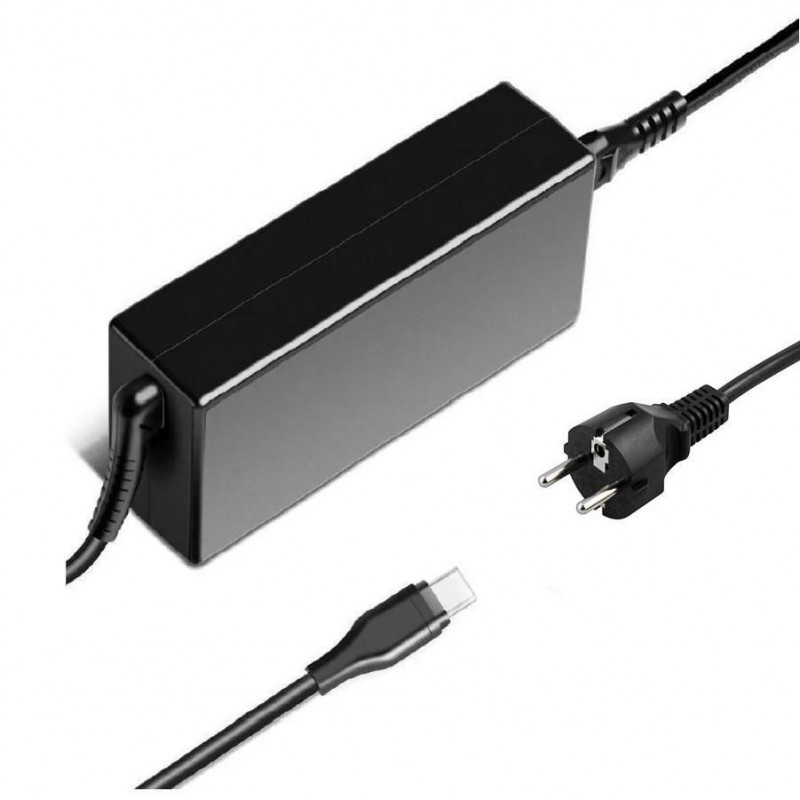 CoreParts MBXUSBC-AC0008 virta-adapteri ja vaihtosuuntaaja Sisätila 45 W Musta