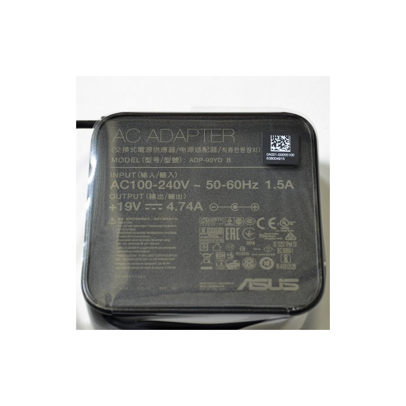 ASUS 0A001-00055100 virta-adapteri ja vaihtosuuntaaja Sisätila 90 W Musta