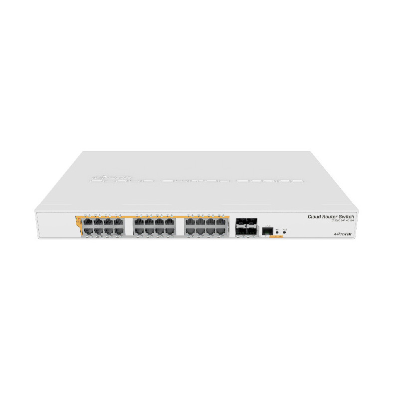 Mikrotik CRS328-24P-4S+RM verkkokytkin Hallittu L2 L3 Gigabit Ethernet (10 100 1000) Power over Ethernet -tuki 1U Valkoinen