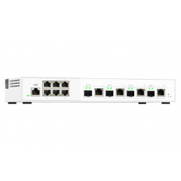 QNAP QSW-M2106-4C verkkokytkin Hallittu L2 2.5G Ethernet (100 1000 2500) Valkoinen