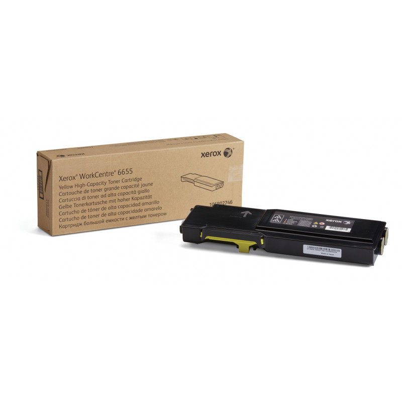 Xerox WorkCentre 6655 n keltainen värikasetti (suuri kapasiteetti, 7 500 sivua)