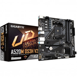 Gigabyte A520M DS3H V2 (rev. 1.0) Kanta AM4 mikro ATX