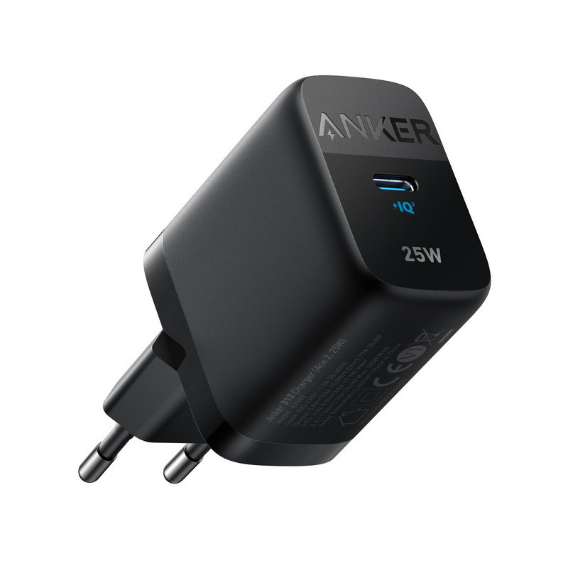 Anker 312 Charger Kuulokkeet, Kuulokkeet, Älypuhelin, Älykello, Tabletti Musta AC Sisätila