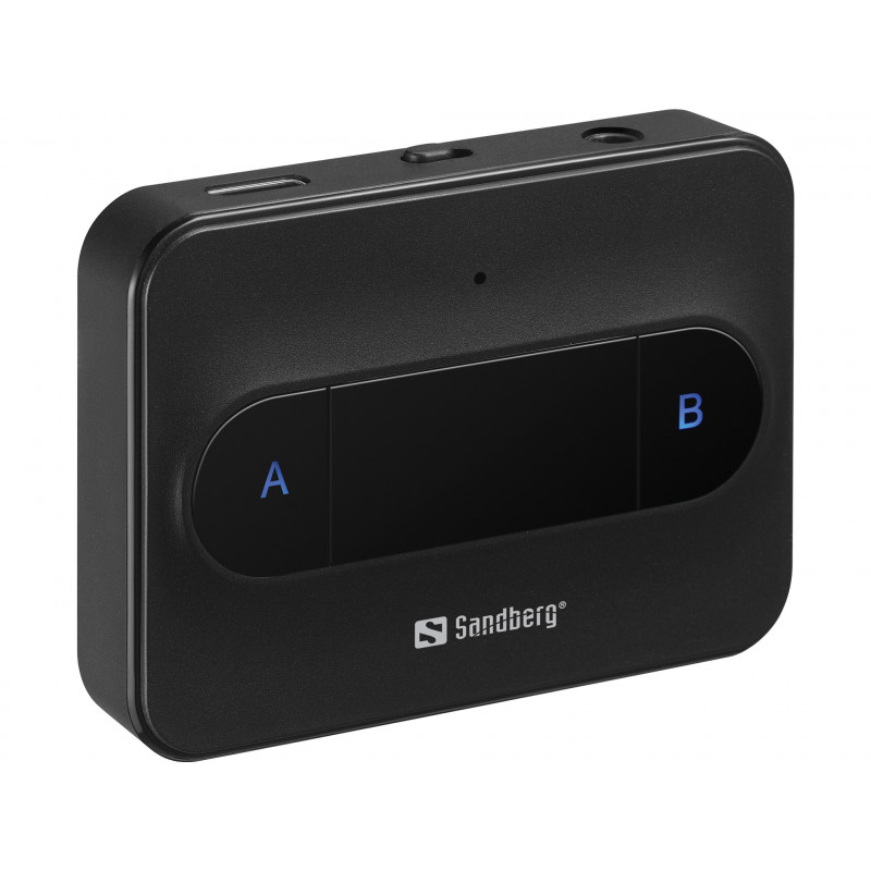Sandberg Bluetooth Link For 2xHeadphone 3,5 mm 10 m Musta