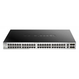 D-Link DGS-3130-54TS E verkkokytkin Hallittu L3 Gigabit Ethernet (10 100 1000) Harmaa