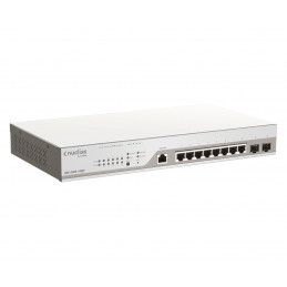 D-Link DBS-2000-10MP E verkkokytkin Hallittu L2 Gigabit Ethernet (10 100 1000) Power over Ethernet -tuki Harmaa