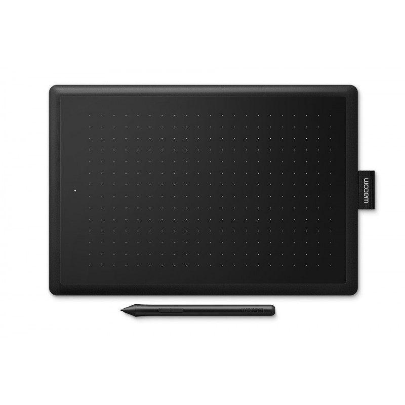 Wacom One piirtopöytä Musta, Punainen 2540 lpi 216 x 135 mm USB