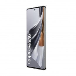 OPPO Reno 10 5G 17 cm (6.7") Kaksois-SIM Android 13 USB Type-C 8 GB 256 GB 5000 mAh Harmaa, Hopea