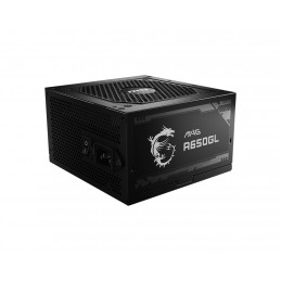 MSI MAG A650GL virtalähdeyksikkö 650 W 20+4 pin ATX ATX Musta