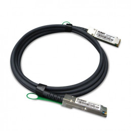 PLANET CB-DAQSFP-2M InfiniBand-kaapeli QSFP+ Musta, Harmaa