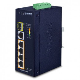 PLANET IGS-614HPT verkkokytkin Hallitsematon Gigabit Ethernet (10 100 1000) Power over Ethernet -tuki Sininen