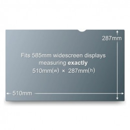 3M BS58.4W9 Kehyksetön näytön yksityisyyssuodatin 58,4 cm (23")