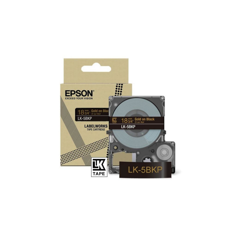 Epson LK-5BKP Musta, Kulta