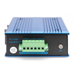 Digitus DN-651131 verkkokytkin Hallitsematon Fast Ethernet (10 100) Power over Ethernet -tuki Musta, Sininen