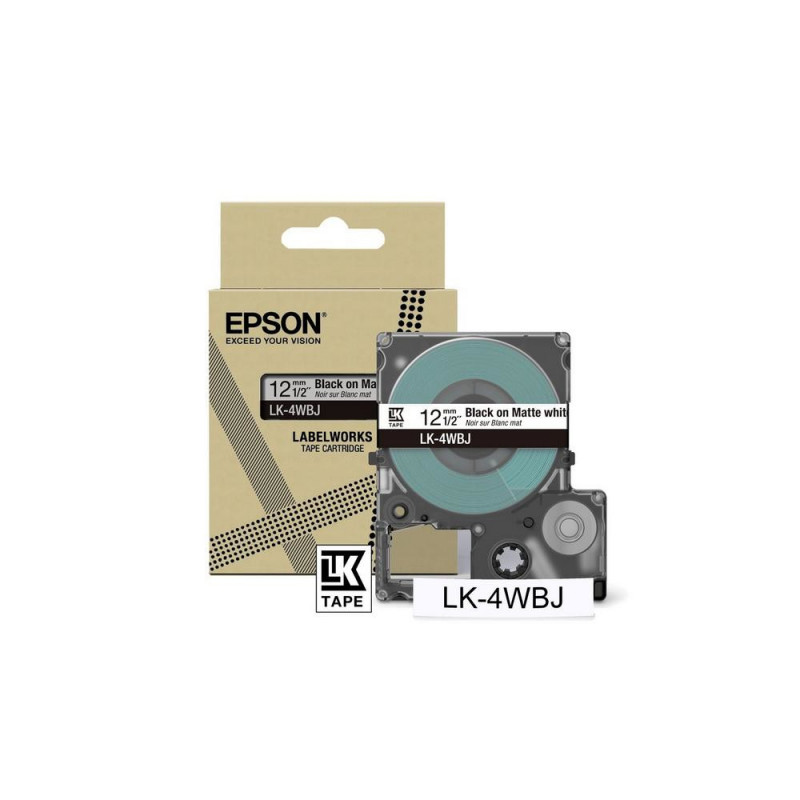 Epson LK-4WBJ Musta, Valkoinen