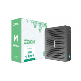 Zotac ZBOX -MI668-BE barebone-tietokonerunko 0.64L kokoinen PC Musta i7-1360P 2,2 GHz