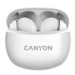 Canyon CNS-TWS5W kuulokkeet ja kuulokemikrofoni Langaton In-ear Puhelut Musiikki Urheilu Päivittäinen USB Type-C Bluetooth