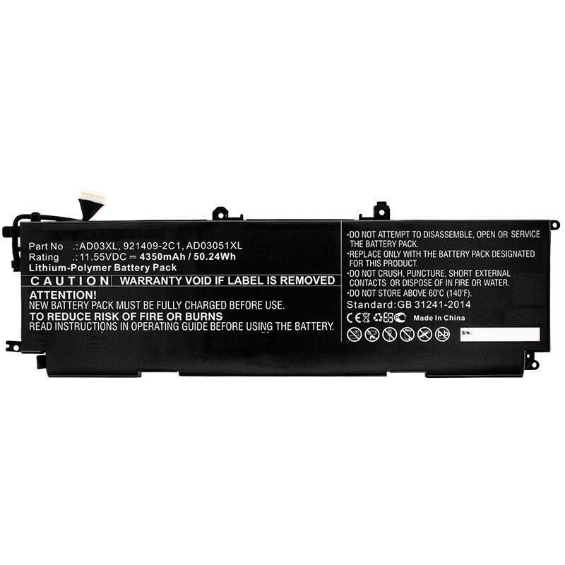 CoreParts MBXHP-BA0212 kannettavan tietokoneen varaosa Akku