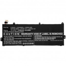 CoreParts MBXHP-BA0243 kannettavan tietokoneen varaosa Akku