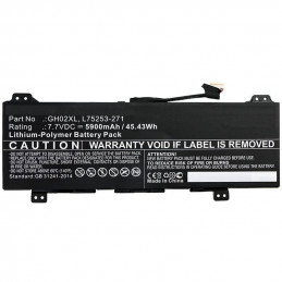 CoreParts MBXHP-BA0249 kannettavan tietokoneen varaosa Akku
