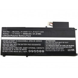 CoreParts MBXHP-BA0117 kannettavan tietokoneen varaosa Akku
