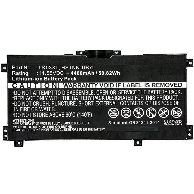 CoreParts MBXHP-BA0140 kannettavan tietokoneen varaosa Akku