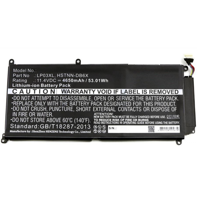 CoreParts MBXHP-BA0137 kannettavan tietokoneen varaosa Akku