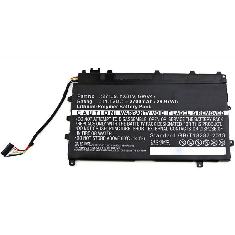 CoreParts MBXDE-BA0106 kannettavan tietokoneen varaosa Akku