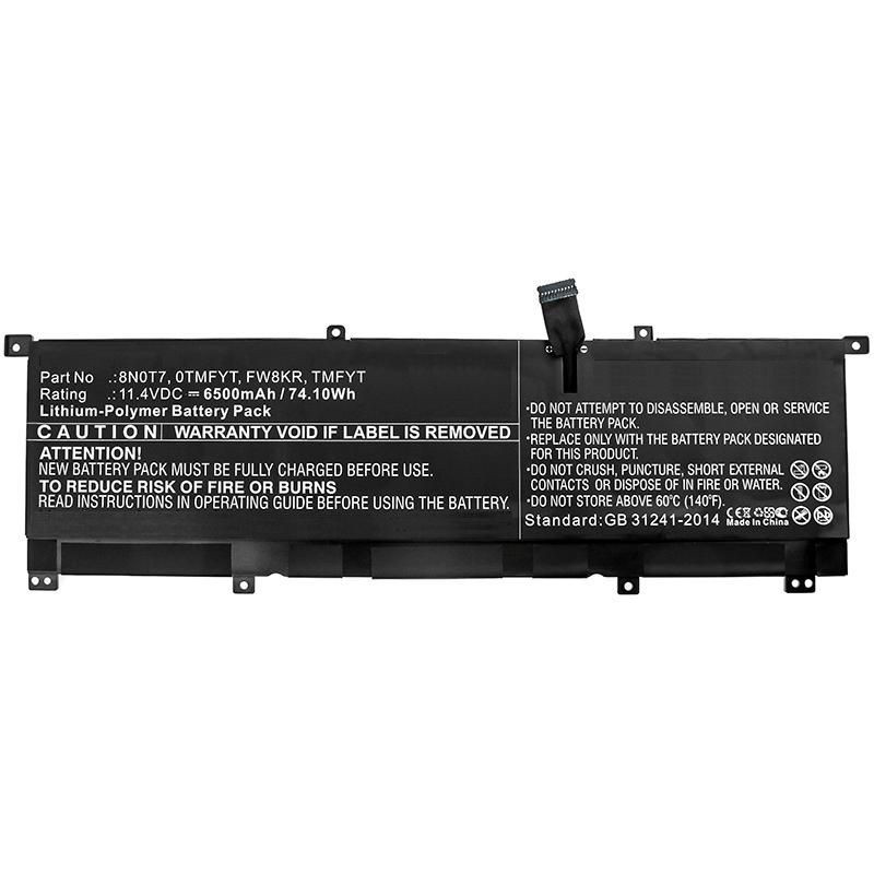 CoreParts MBXDE-BA0183 kannettavan tietokoneen varaosa Akku