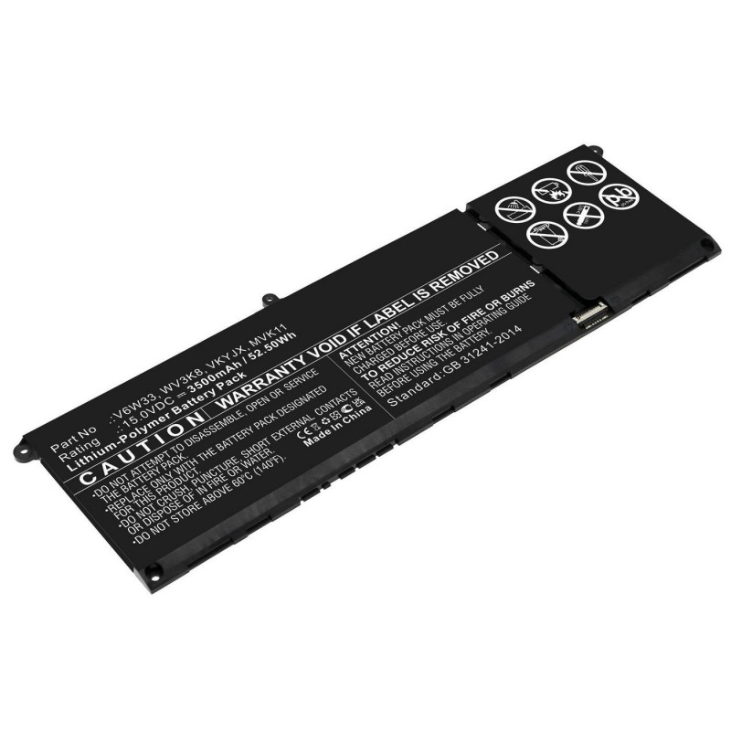 CoreParts MBXDE-BA0264 kannettavan tietokoneen varaosa Akku