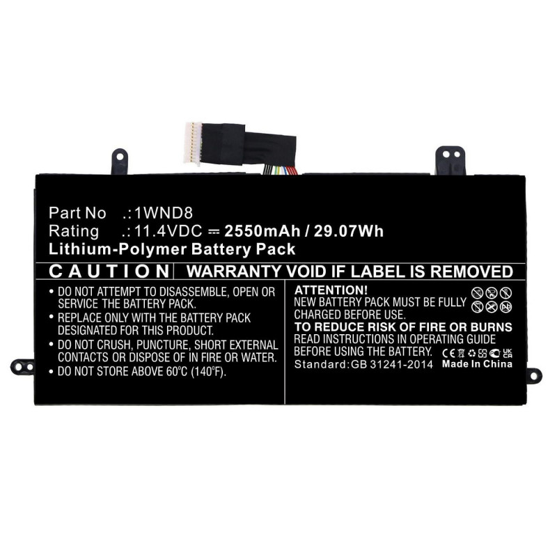 CoreParts MBXDE-BA0232 kannettavan tietokoneen varaosa Akku