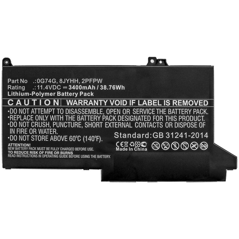 CoreParts MBXDE-BA0238 kannettavan tietokoneen varaosa Akku