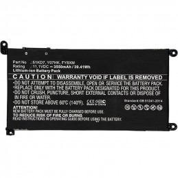 CoreParts MBXDE-BA0194 kannettavan tietokoneen varaosa Akku